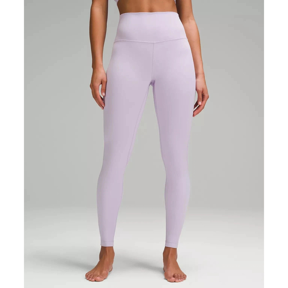 Lululemon Athletica Align High-Rise Pant 28" LINED In Lilac Ether Size 6 LW5ECIS